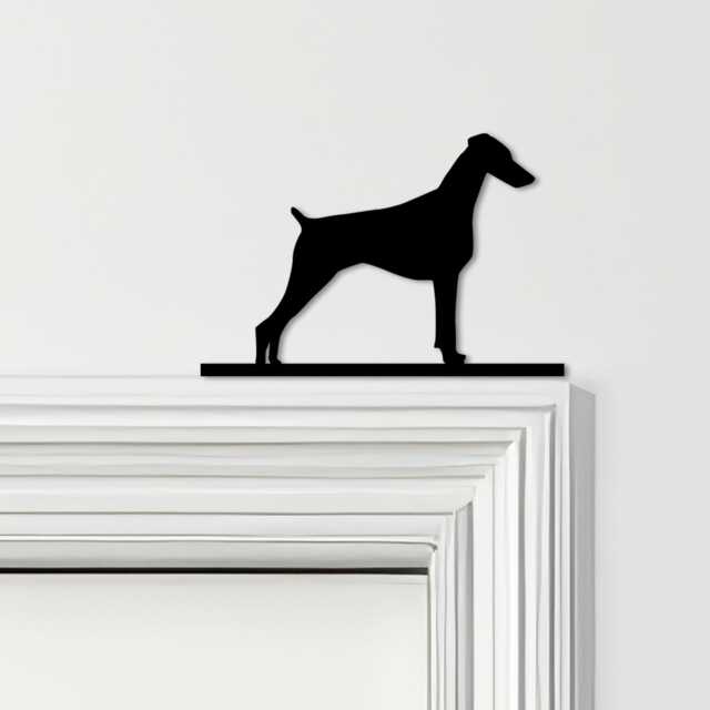 Door Topper Doberman Dog Design Various Colours Top Of Decorative Sign - Novelty Wall Decor, Frame Art, Art - image 1