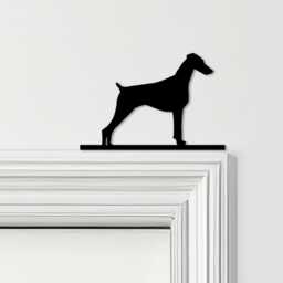 Door Topper Doberman Dog Design Various Colours Top Of Decorative Sign - Novelty Wall Decor, Frame Art, Art - thumbnail 1