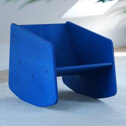 Handcrafted Birch Rocking Chair - Modern Wooden in A Timeless Design - thumbnail 2