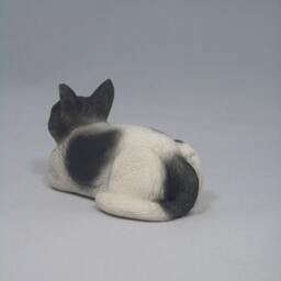 Crouching Cat No. 2(Cat Figurine - thumbnail 4