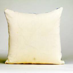 Blue Floral Pillow Cover, Designer Duralee Fabric, Linen Blend - thumbnail 4
