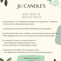 Soy Candle, Scented Wooden Wick, Strong Women - thumbnail 3