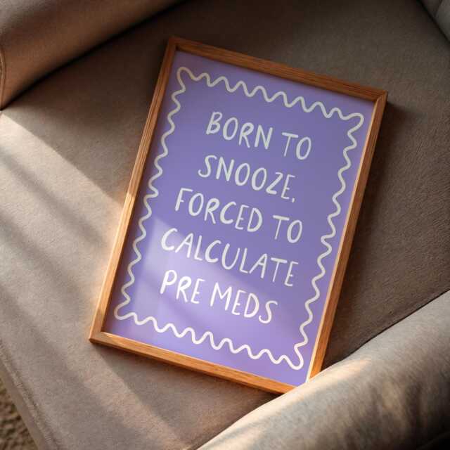 Pre-Meds - Funny Veterinary Print, Vet Nurse Gift, Student For Nurse, Vet, Svn Rvn - image 1