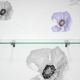 Cloudy Grey Poppy Wall Decals, Hand-Painted Decals For Walls, Tiles & Furniture, Floral Tattoo Furniture Decal By Easysweethome - thumbnail 4