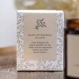 Personalised 50Th Birthday Candle - Thoughtful, Unique, Gift For Her - thumbnail 3