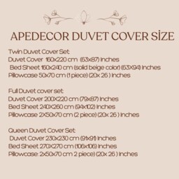 Cherry 100% Cotton Ruffle Yarn Dyed Double Duvet Cover, Modern Striped Comforter & Sheet Set, Stripes Quilt Fastener Gift - thumbnail 2