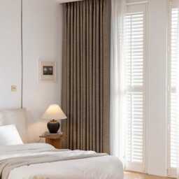 Grahm Semi Blackout Curtain With Trim, Linen Look Room Darkening Curtain, Custom Blockout For Bedroom & Livingroom, 1Pc - thumbnail 3