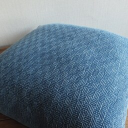 Hmong Pillow Blue Decorative Throw Cushion Indigo Batik Accent Block Print Ethnic Tribal Living Room Sofa Home Decor Couch Floor - thumbnail 4