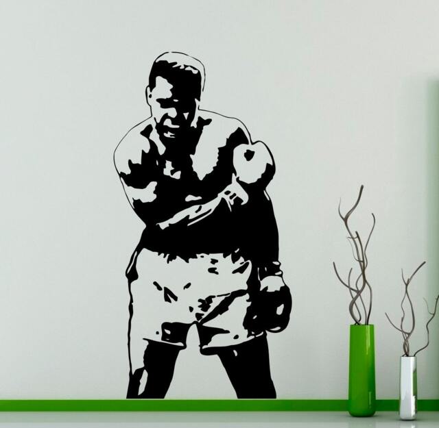 Muhammad Ali Wall Decal Boxer Vinyl Sticker Sport Home Decor Ideas Room Interior Art 1(Mal - image 1