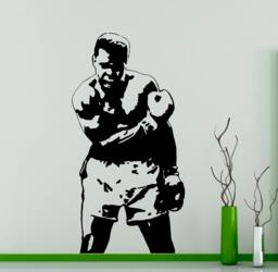 Muhammad Ali Wall Decal Boxer Vinyl Sticker Sport Home Decor Ideas Room Interior Art 1(Mal - thumbnail 1