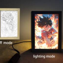 Customizable Led Light-Up Photo Frame - Transform Your Favourite Anime & Cartoon Characters Into Illuminated Art - thumbnail 2