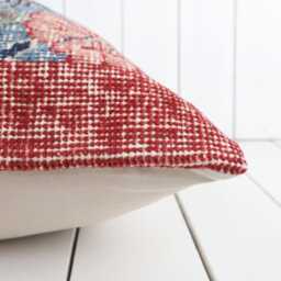 16x16 Vintage Turkish Kilim Pillow Cover, Bohemian Cushion - thumbnail 4