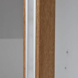 Exclusive Floor Lamp Made Of Oak, Stainless Steel & Slate - Wireless Dimmer - thumbnail 4