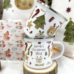 Personalised Santa Sack, Christmas Stocking, Pudding, Reindeer, Girl, Boy, Eve Box, First Gift, Sack - thumbnail 4