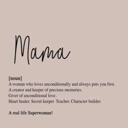 Mum Mama Mother Quote Print Dusky Pink, Mothers Day, Birthday, Personalised Print, Gifts, Quote, Custom - thumbnail 2