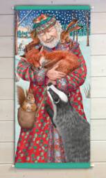 The Storyteller Fabric Wall Hanging Designed By Wendy Andrew