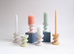Marble Finish Candle/Tealight Holder From Scala Collection By Extra&ordinary Design - thumbnail 1