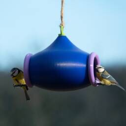 Decorative Bird Feeder - Blue - thumbnail 2