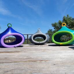 Decorative Bird Feeder - Blue - thumbnail 4