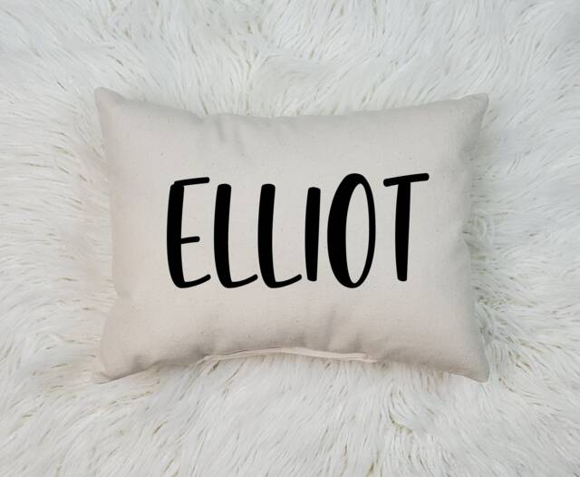 Name Pillow, Personalized Pillow, Nursery Kid D??cor, Last Pillow - image 1