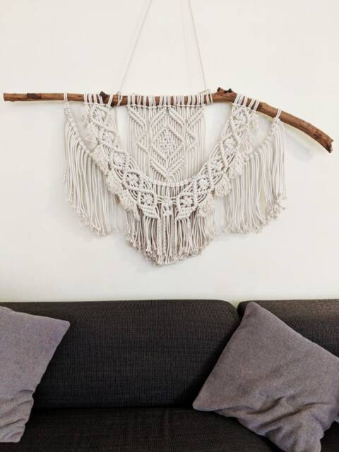 Macrame Wall Hanging - Art Fibre Home Decore - image 1