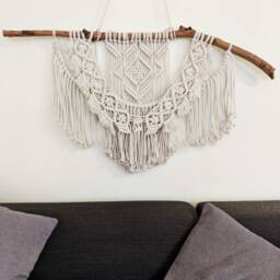 Macrame Wall Hanging - Art Fibre Home Decore - thumbnail 2