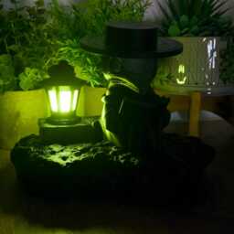 Plague Doctor Lamp Night Light - Multicolour With Usb & Remote Customisable in Colour - thumbnail 3