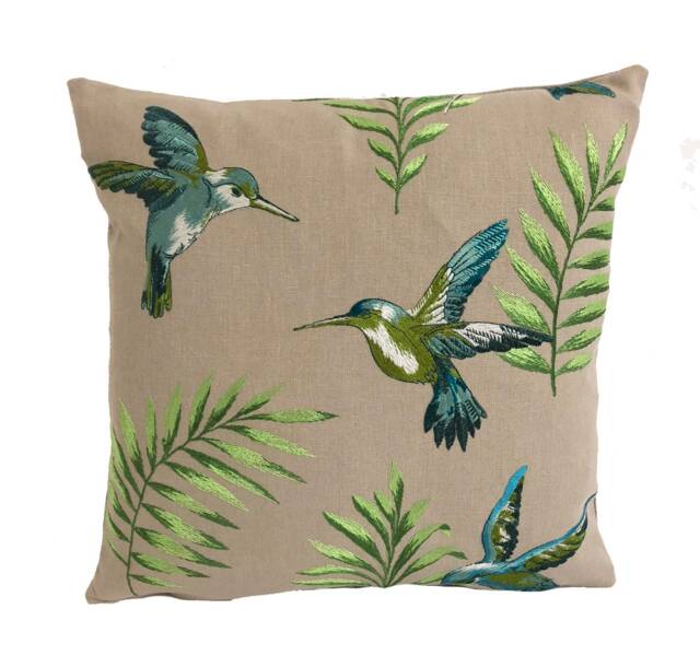 Iliv - Montserrat Lagoon Cushion Cover Pillow Throw Stunning Embroidered Design - image 1