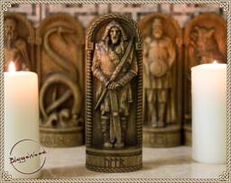 Ullr, Ull, Norse Pagan God Statue, For Asatru Altar Kit & Heathen Ritual - thumbnail 1