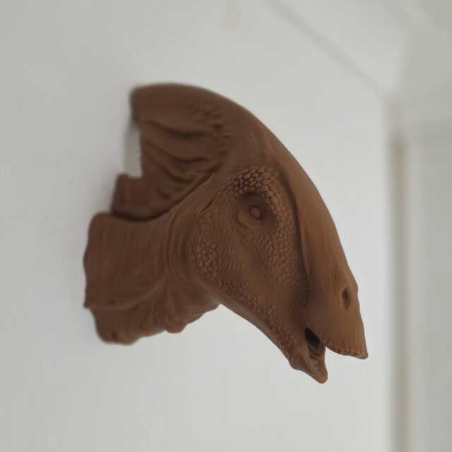 Charonosaurus Head Wall Art - Dinosaur Mount- 3D Printed Multiple Colours Available - image 1