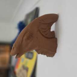 Charonosaurus Head Wall Art - Dinosaur Mount- 3D Printed Multiple Colours Available - thumbnail 3