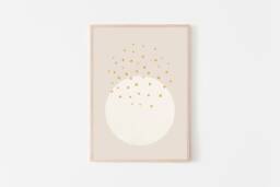 Sinangag Modern Art, Filipino Food Garlic Rice Giclee Print, Fine Art Paper Home & Kitchen Decor For The Lover - thumbnail 1
