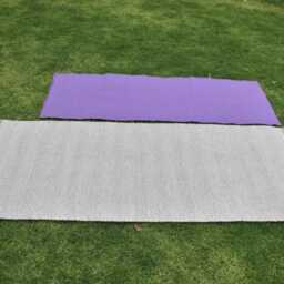 Hand Woven Wool Runner Rug, Flat Weave Kilim, Brown Border, 200x80cm - thumbnail 2