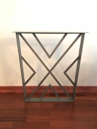 "Trapezoid Table Leg, Height 28"" - W 24" - thumbnail 1