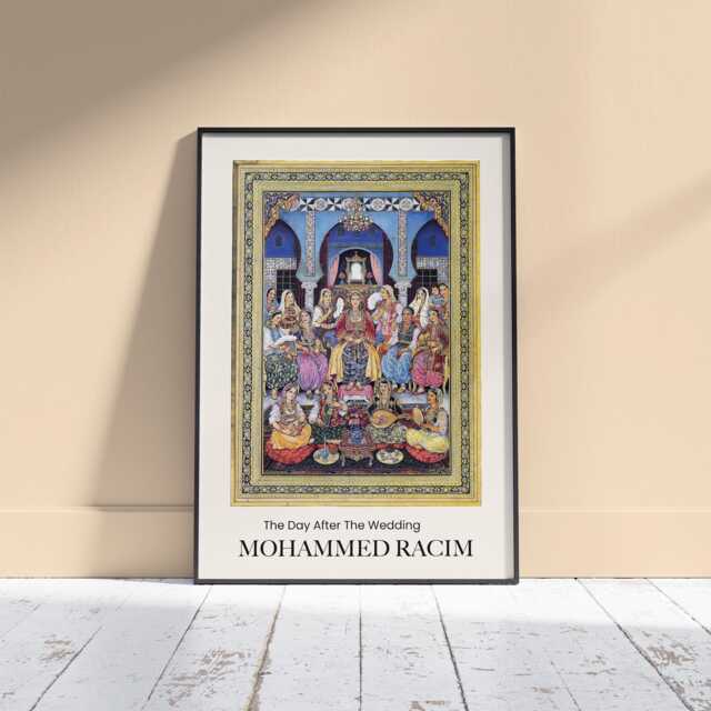 Mohammed Racim Art Print Algerian Artist, Colourful Wall - image 1