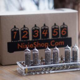 In-14 Nixie Tube Clock Transparent Enclosure - thumbnail 4