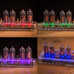 In-14 Nixie Tube Clock Transparent Enclosure - thumbnail 2