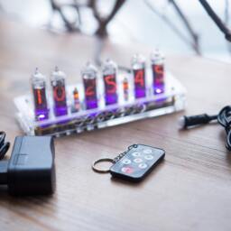 In-14 Nixie Tube Clock Transparent Enclosure - thumbnail 3