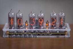 In-14 Nixie Tube Clock Transparent Enclosure