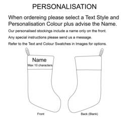 Personalised Australiana Kangaroo Christmas Stocking - thumbnail 4