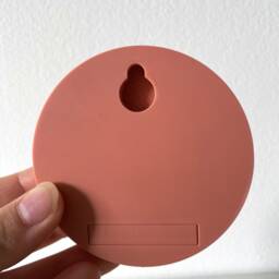 Terra Cotta Japandi Wall Vase/Minimalist Propagation Station - thumbnail 4