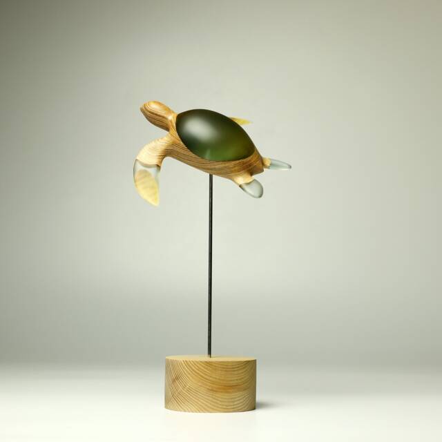 Duo Turtle Sculpture - 9 - image 1