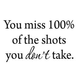 You Miss 100% Of The Shots Don't Take Hockey Wall Decal Vwaq - thumbnail 2