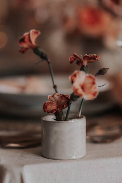Ikebana's/Dried Flowers/ Flower Holder/ Ceramic/ Glaze/ Homewares/ Vase - image 1