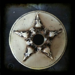"Gothic Candelabra ""Raven Skulls" - thumbnail 2