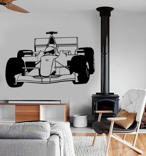 Wall Vinyl Decal Super Kart Karting Formula 1 Speed Racing Amazing Decor 1325Dz - image 1