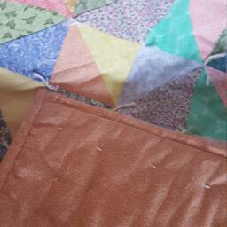 Colorful Ties Baby, Toddler Quilt, Wall Hanging, Throw - thumbnail 3
