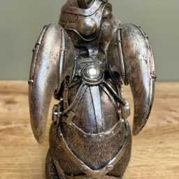 Steampunk Cat Home Ornament Unique Industrial Style Resin Sculpture - thumbnail 4