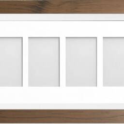 White Multi Photo Frame 4-Aperture Mount - 6x4 Inches - thumbnail 3