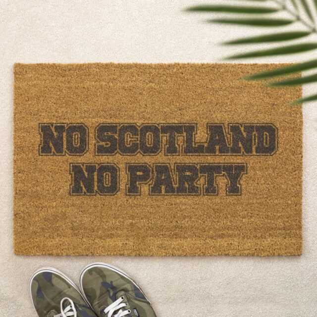No Scotland Party Brush Doormat Printed Tartan Army Door Mat Flag Scottish Home Decor Gift Entrance - image 1